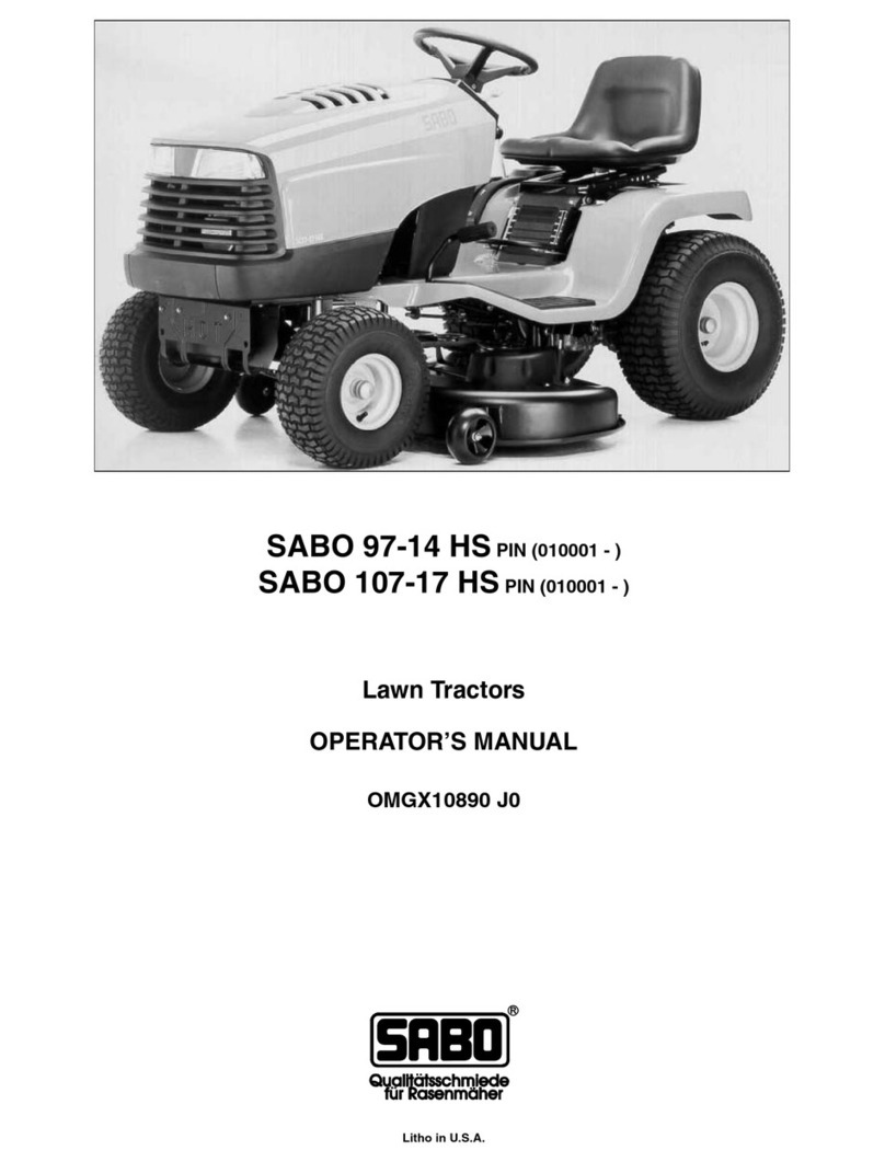 Sabo 97-14 HS User manual Sabo 97-14 HS User manual
