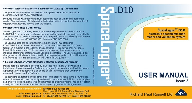 Richard Paul Russell SpaceLogger D10 User manual