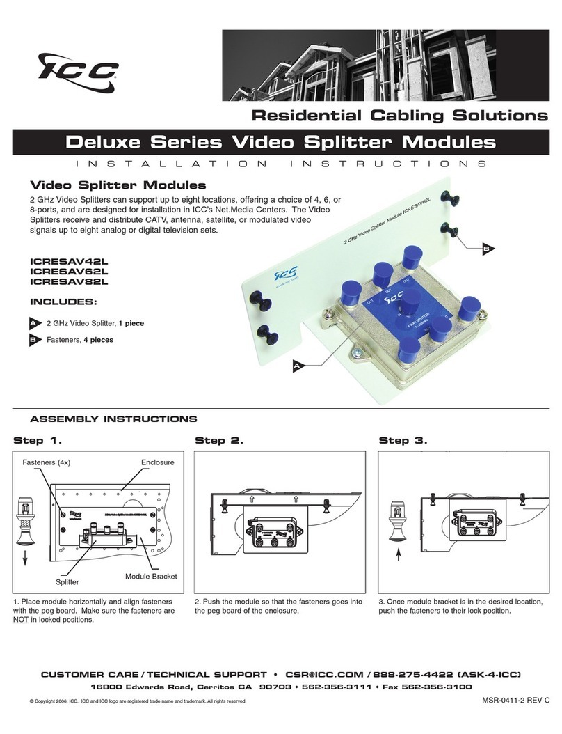 ICC ICRESAV42L installation instructions