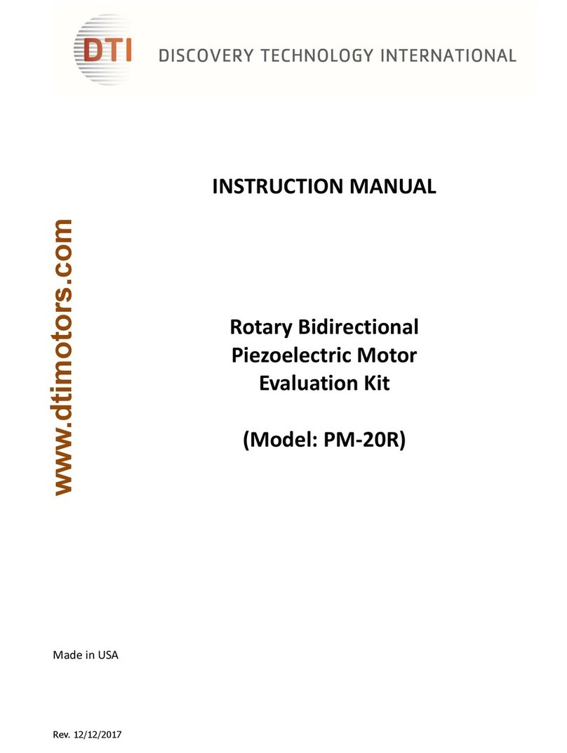 DTI PM-20R instruction manual
