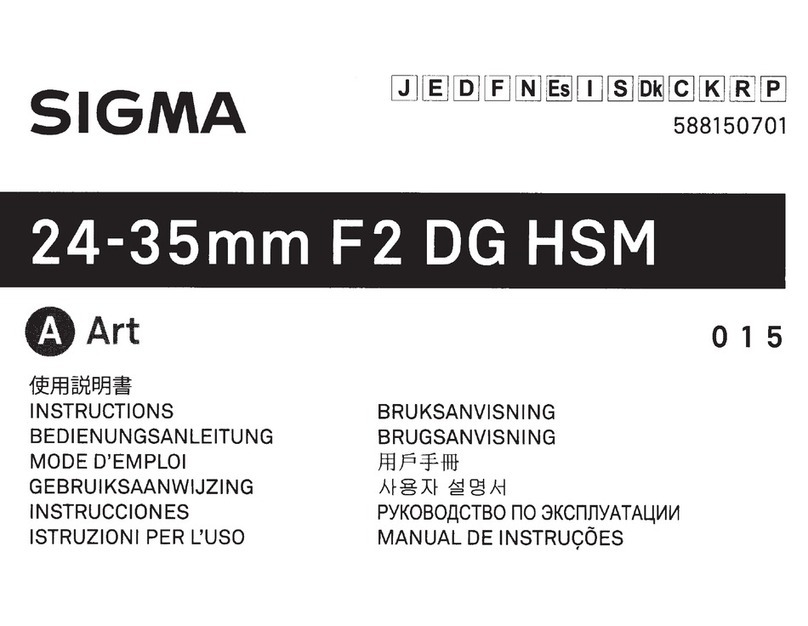 Sigma 24-35mm F2 DG HSM Art User manual