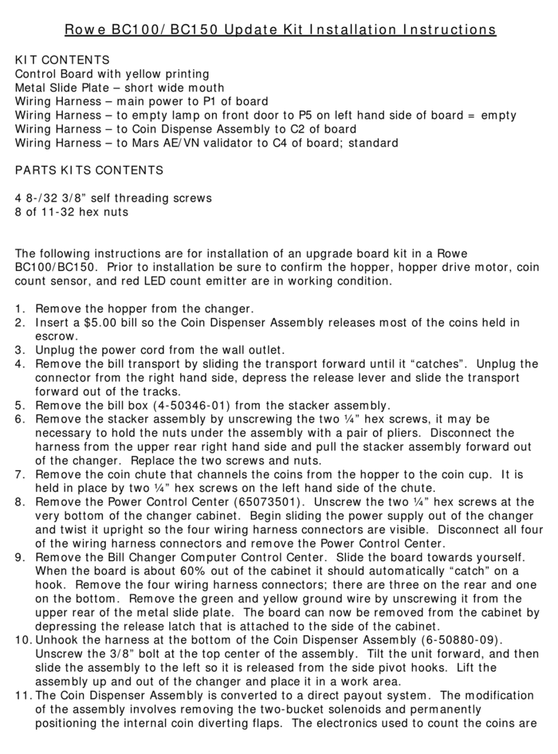 Rowe BC100 Update instructions