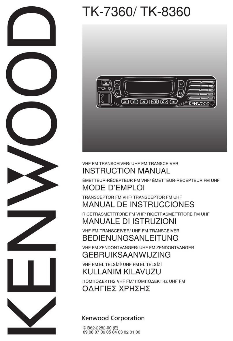 Kenwood TK-7360 User manual