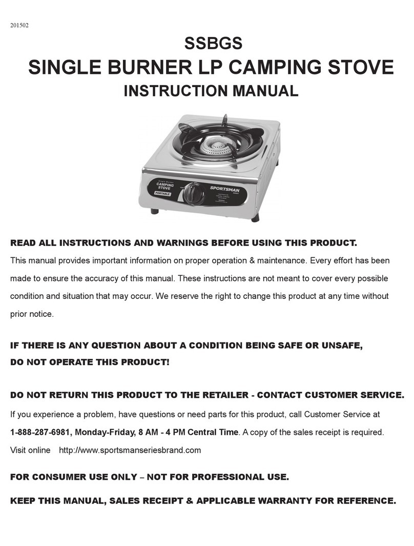 Sportsman SSBGS instruction manual