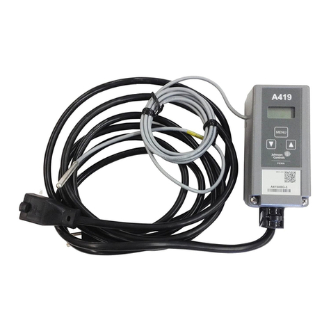 Johnson Controls A419ABG-3C User manual