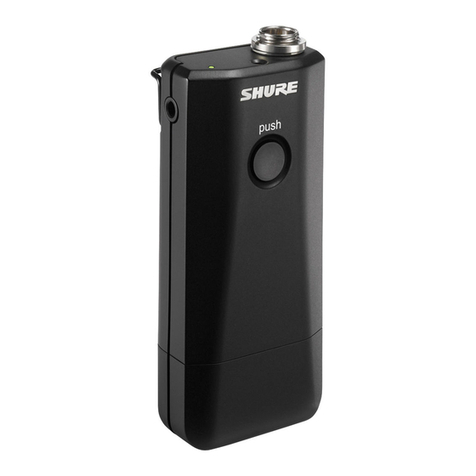 Shure Microflex MXW1 User manual