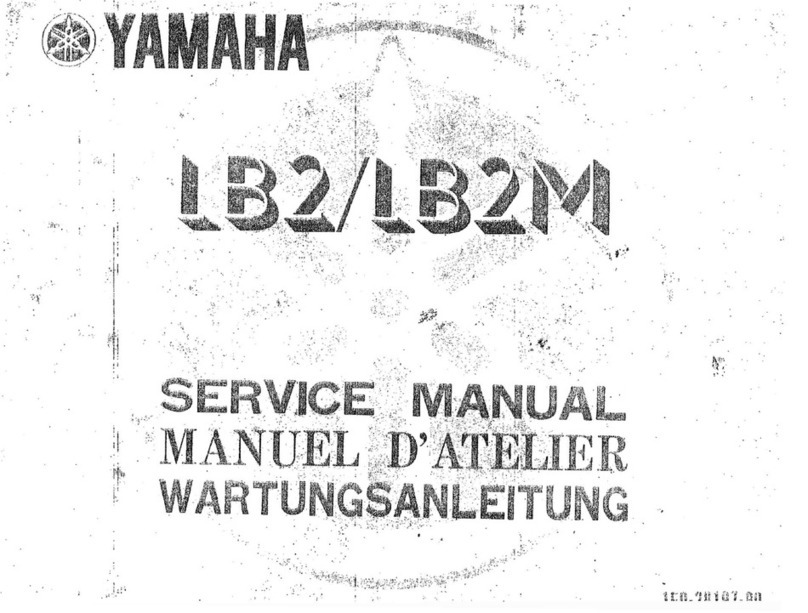 Yamaha LB2M 1978 User manual
