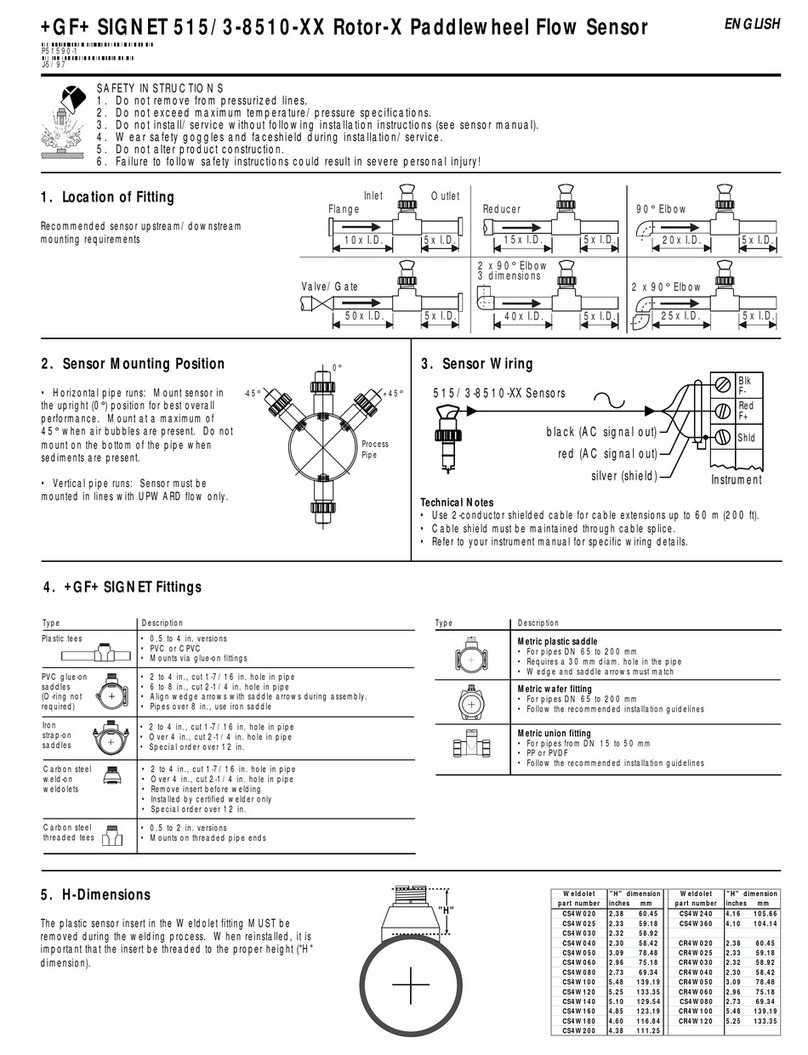 GF Signet 8850-3 manual