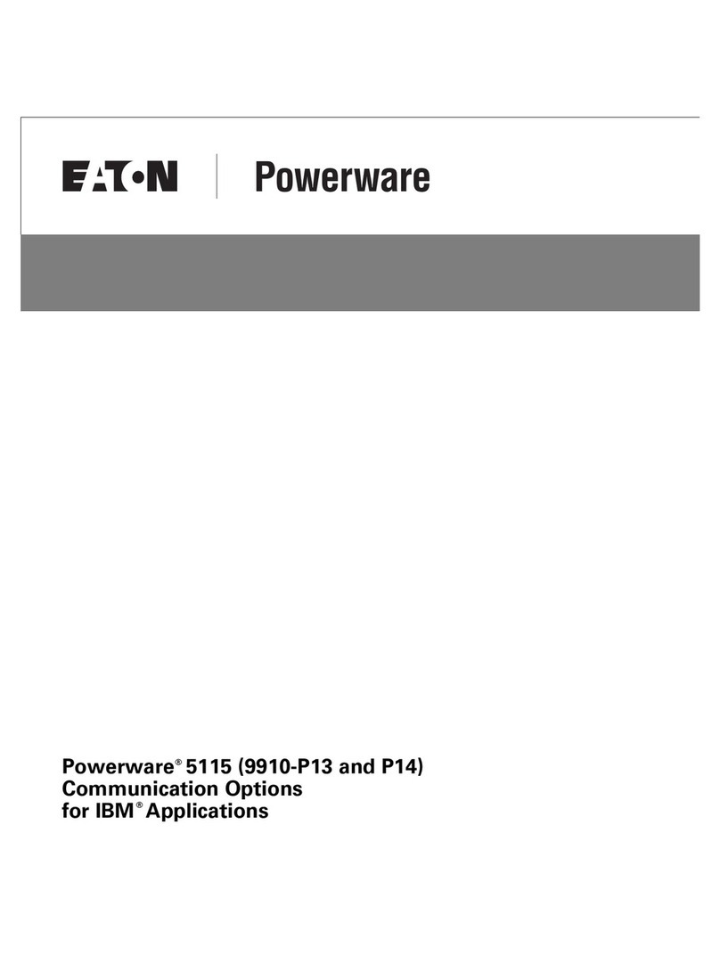 Eaton Powerware 5115 manual