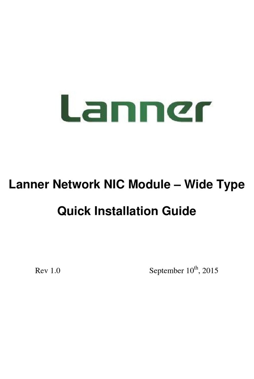 Lanner NCM-IGM201A Quick installation guide