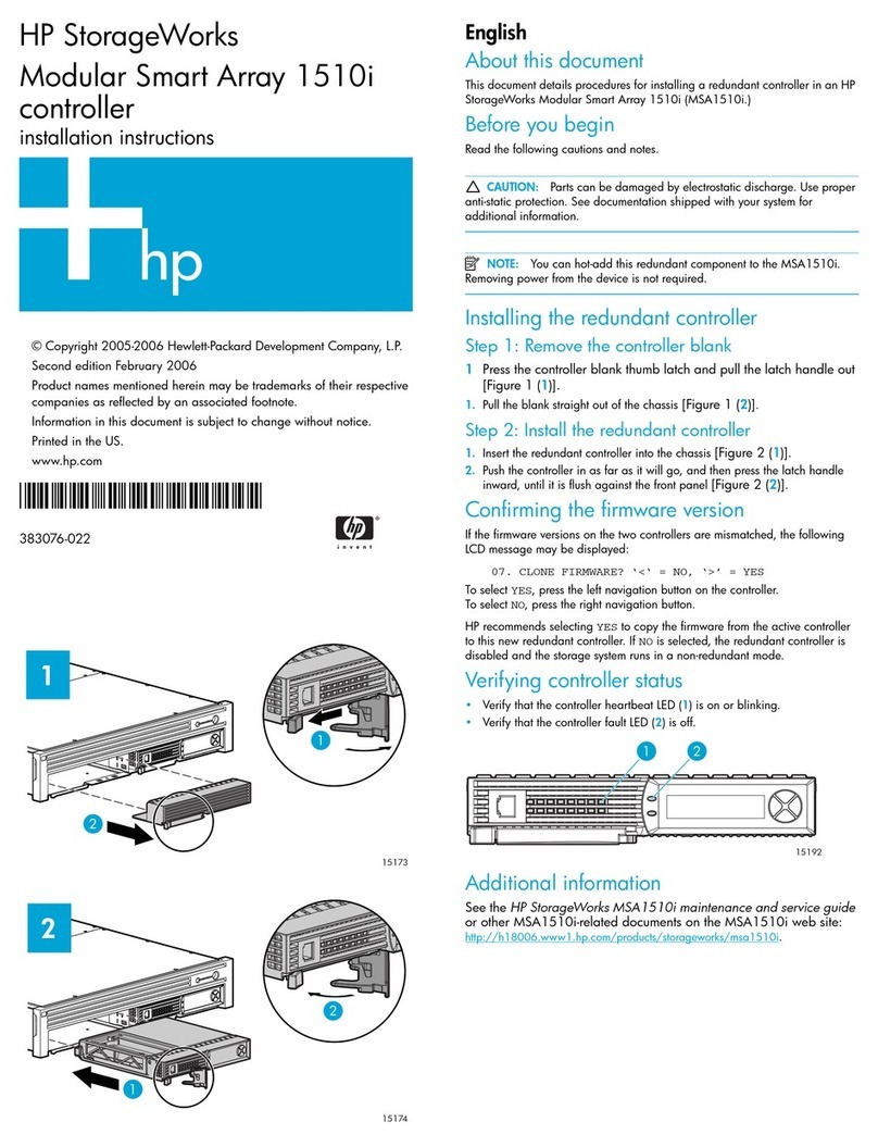 HP StorageWorks 1510i - Modular Smart Array User manual