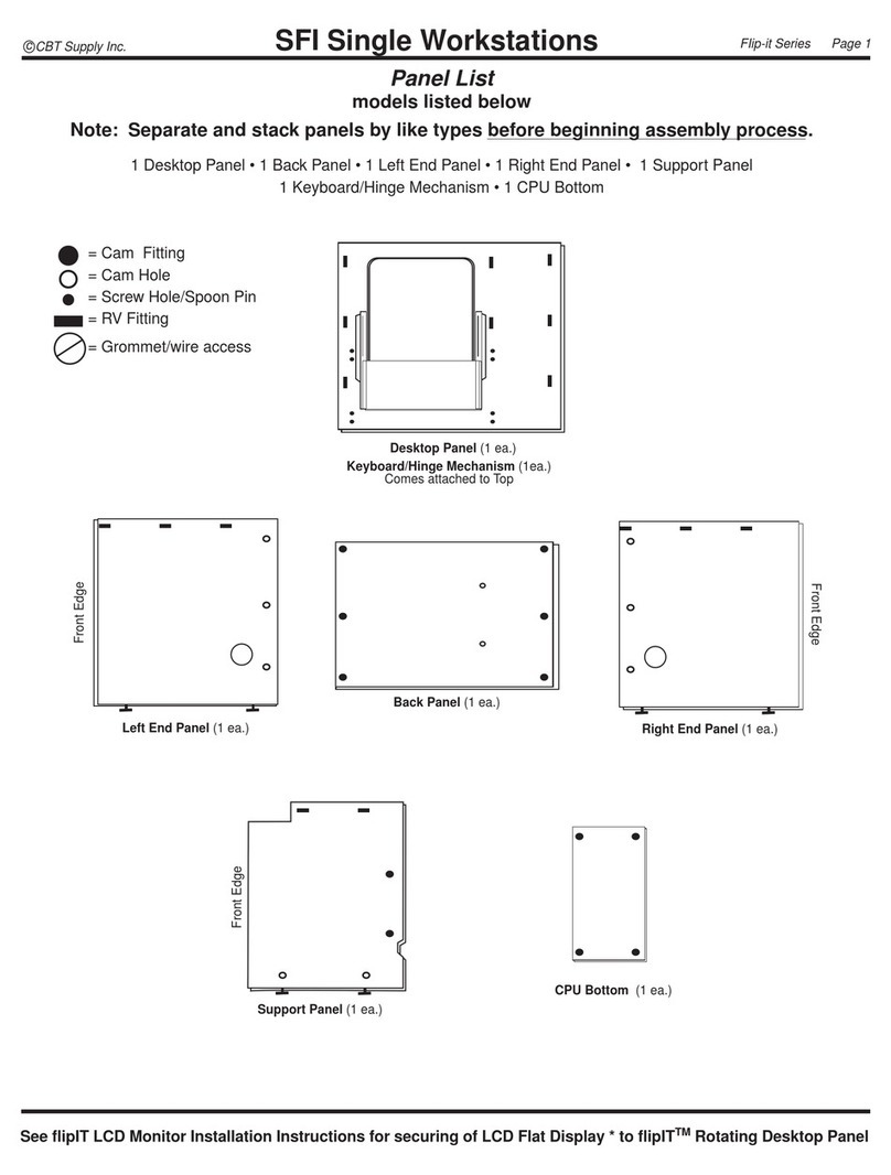 CBT Supply SFI-363030-TKF Assembly manual