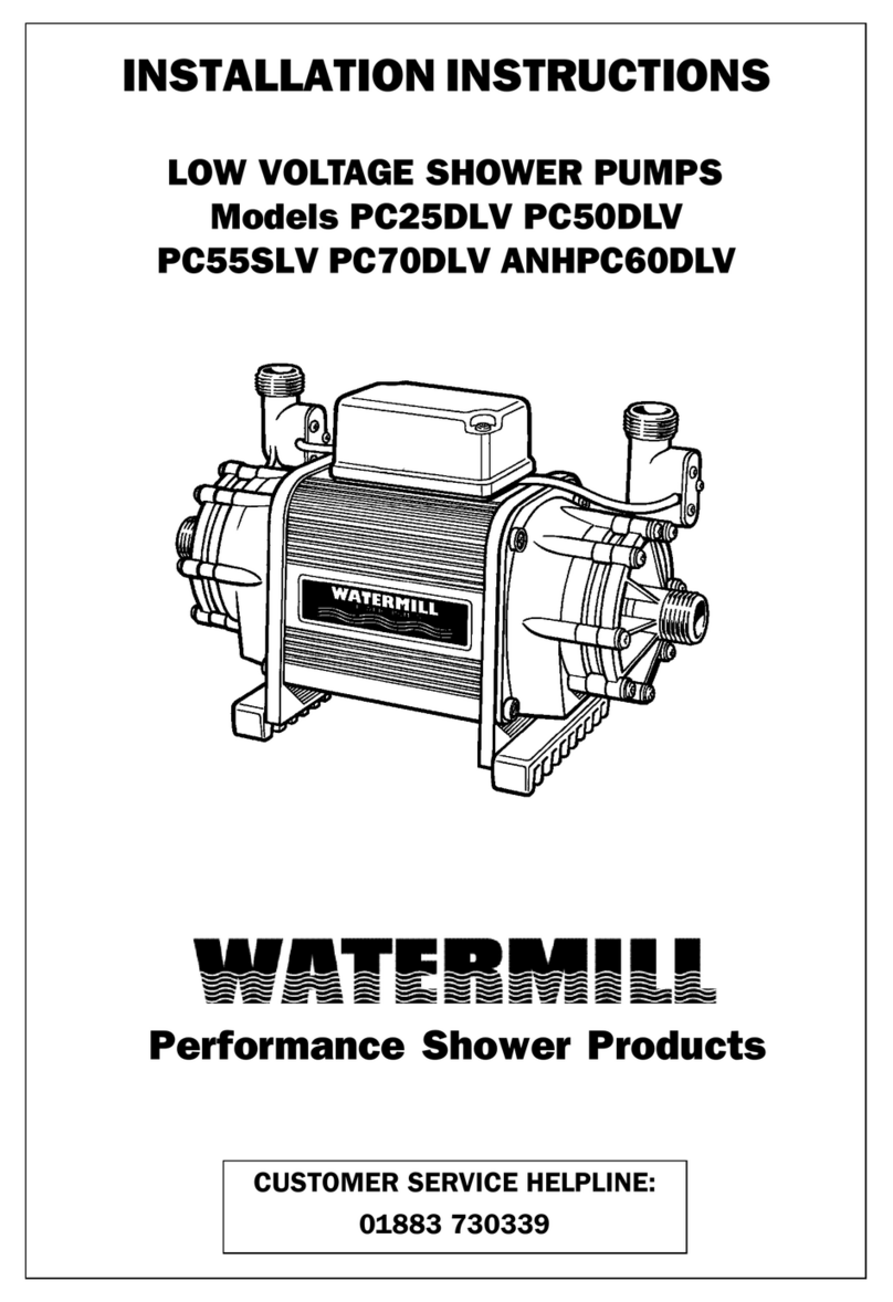 Watermill PC25DLV installation instructions
