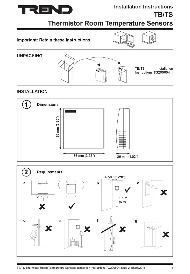 TREND TBTS installation instructions