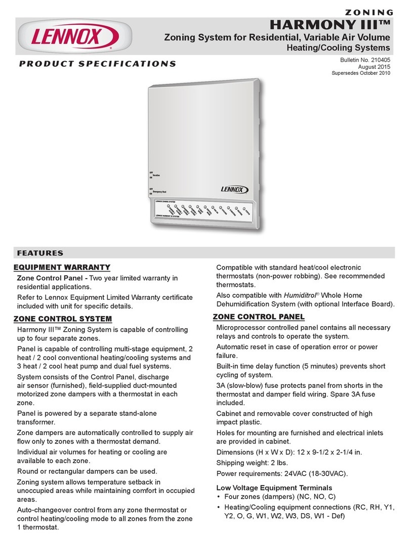 Lennox Harmony III manual
