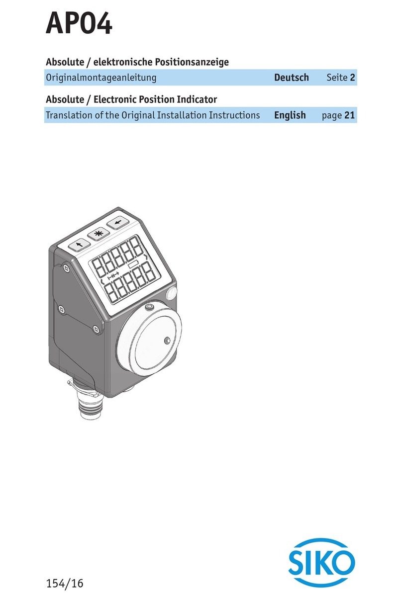 Siko AP04 User manual
