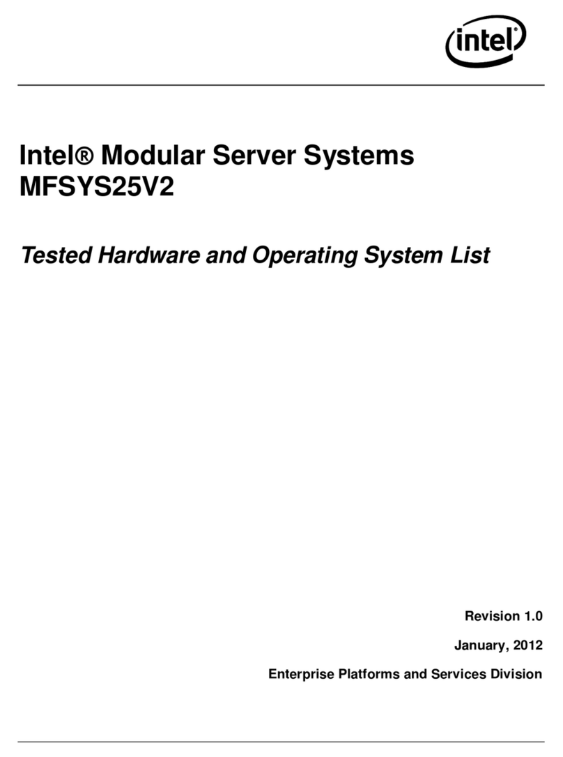 Intel MFSYS25V2 User manual