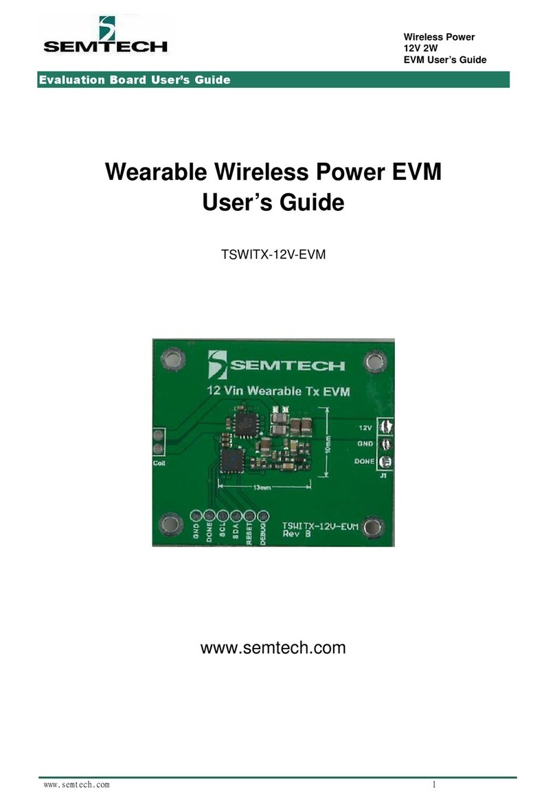 Semtech TSWITX-12V-EVM User manual
