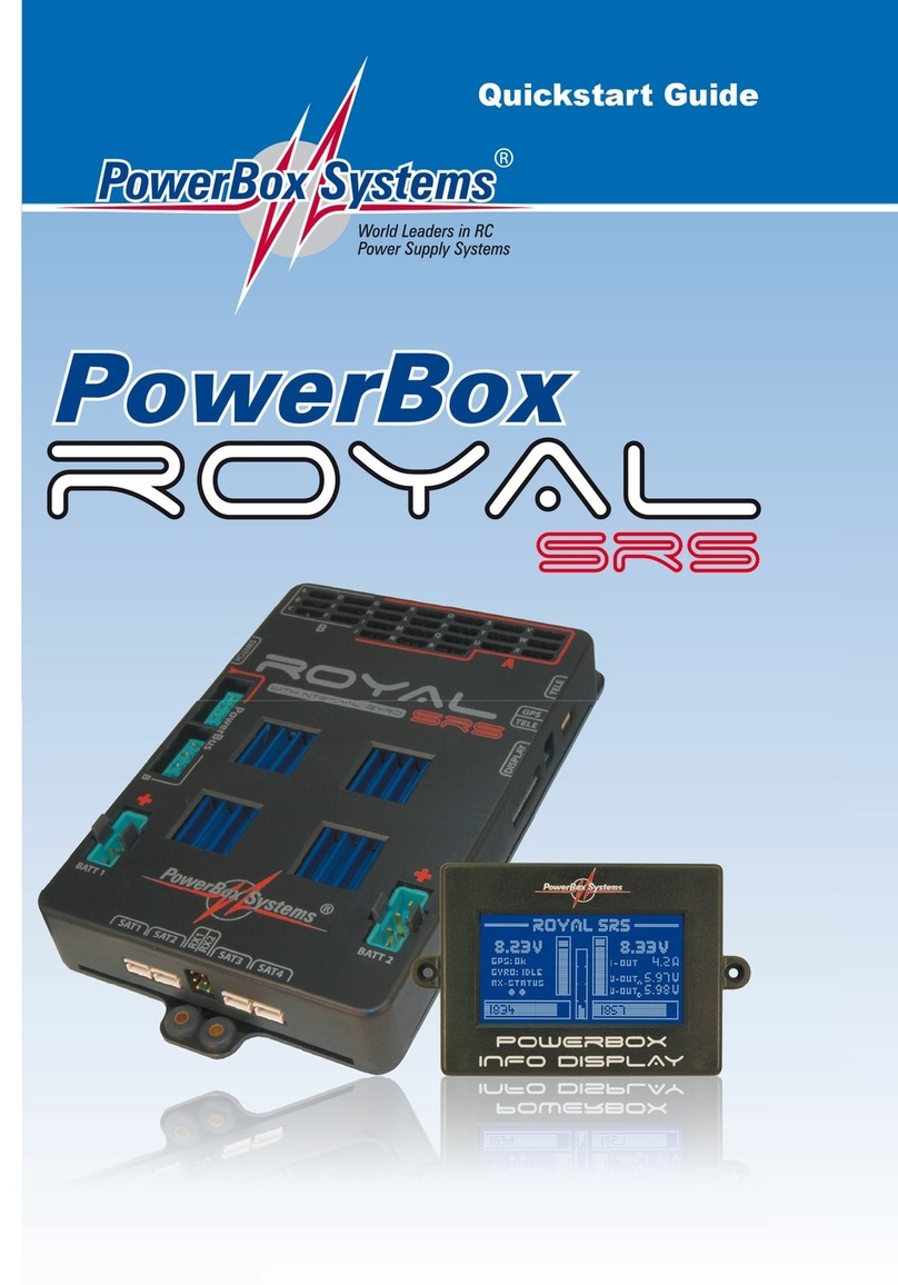 PowerBox Systems Royal SRS quick start guide PowerBox Systems Royal SRS quick start guide