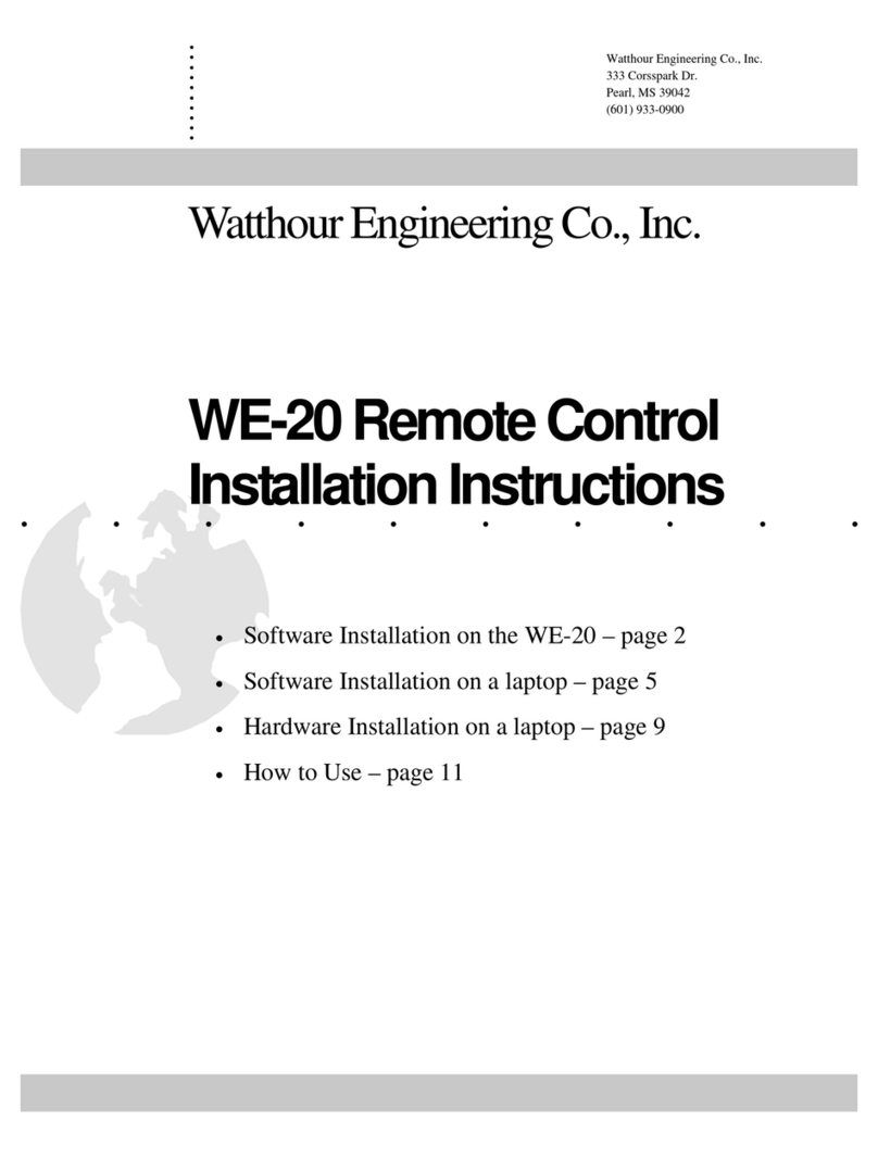 Watthour Engineering WE-20 installation instructions