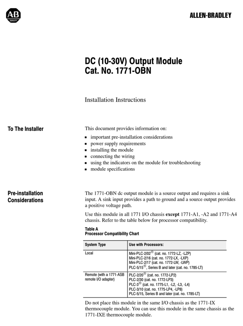 Allen-Bradley 1771-OBN User manual