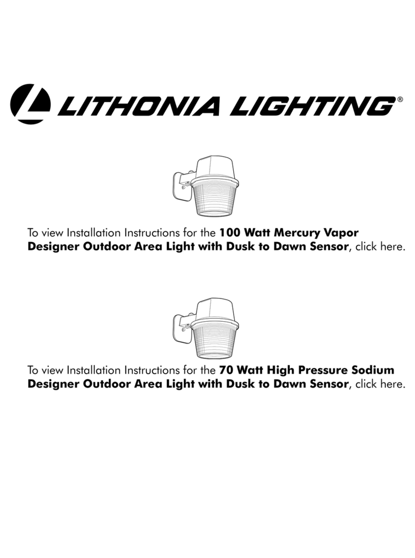 Lithonia Lighting OALD 100MV 120 P LP installation instructions