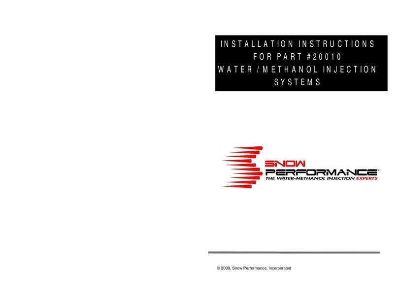 Snow Performance 20010 User manual