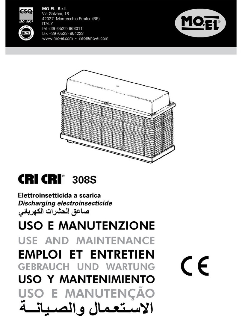 MO-EL CRI-CRI 308S Use and maintenance