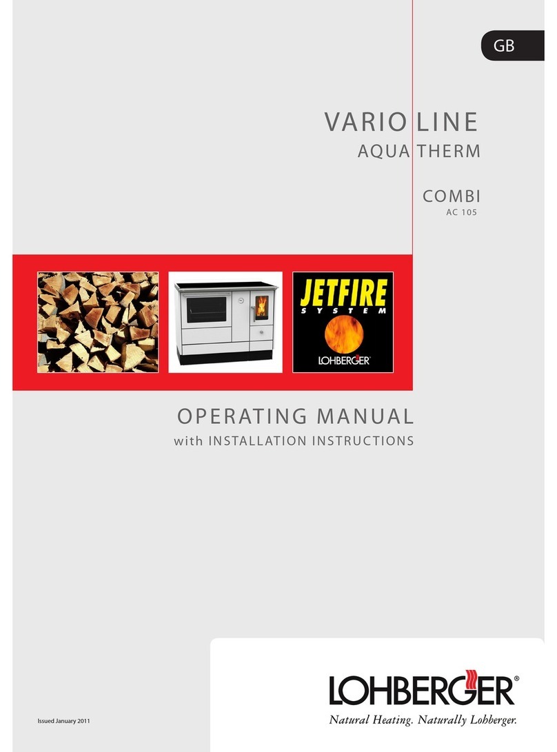 LOHBERGER VARIOLINE AquaTherm Combi AC 105 Operating manual with installation instructions