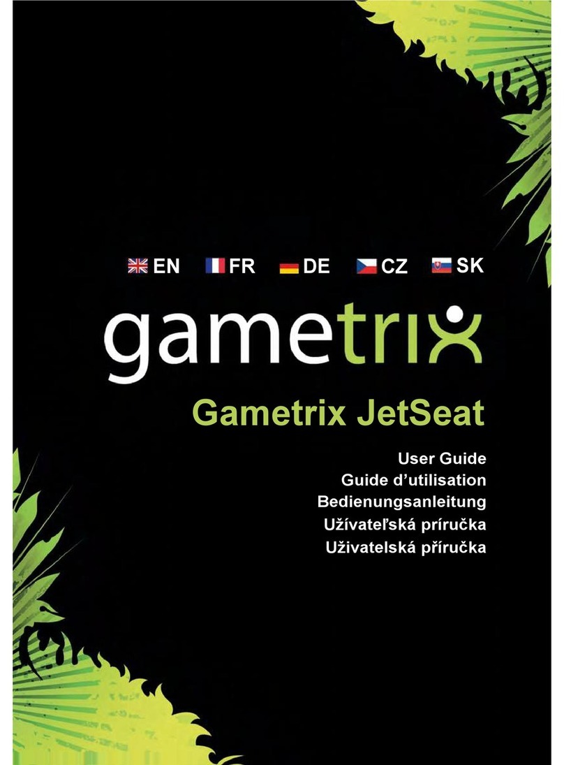 Gametrix KW-901 JetSeat LiveSense user guide Gametrix KW-901 JetSeat LiveSense user guide