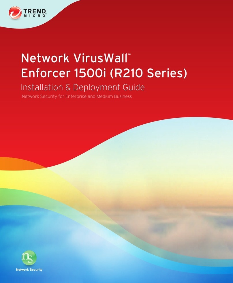 Trend Micro viruswall enforcer 1500i User manual