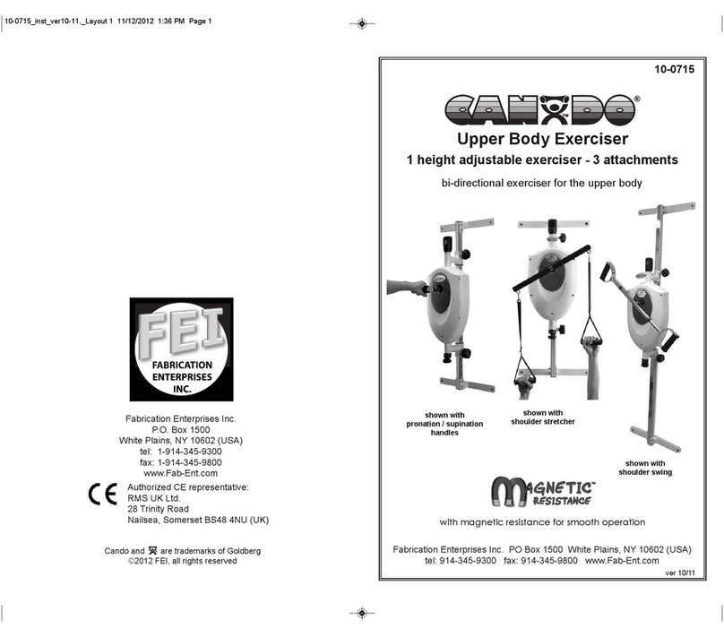 Fabrication Enterprises CanDo Magnetic Resistance 10-0715 manual