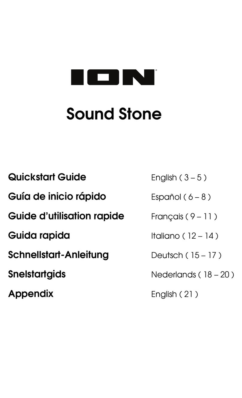 ION Sound Stone quick start guide
