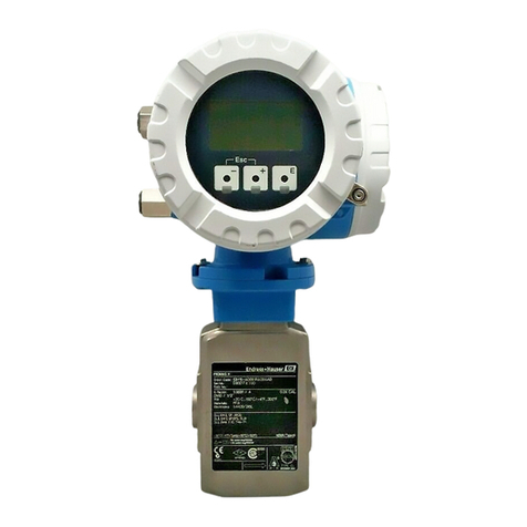 Endress+Hauser Proline Promag 50 Installation instruction Endress+Hauser Proline Promag 50 Installation instruction