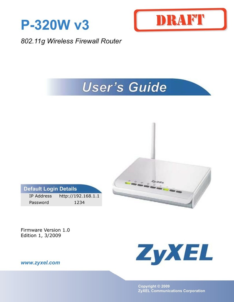 ZyXEL Communications P-320W v3 user guide ZyXEL Communications P-320W v3 user guide
