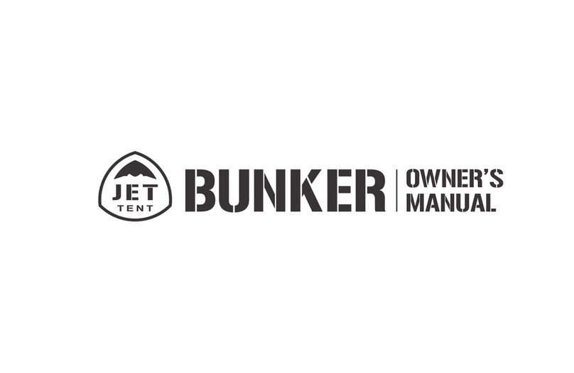 Jet Tent BUNKER owner's manual