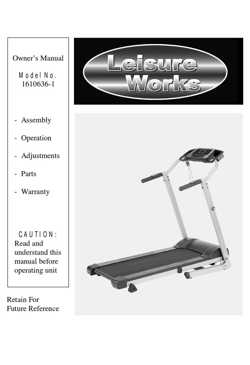 Leisure Works 1610636-1 owner's manual