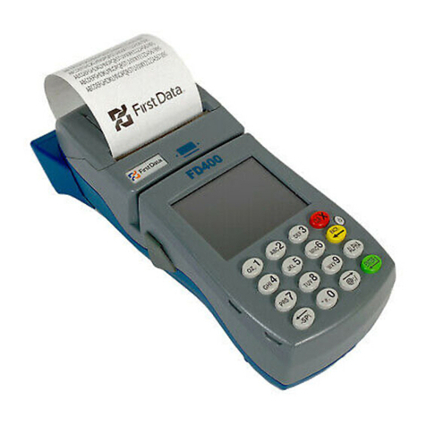 First Data FD-400 User manual