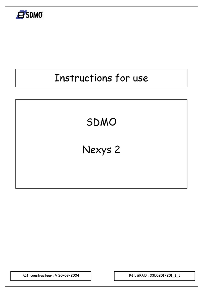 SDMO Nexys 2 instruction manual