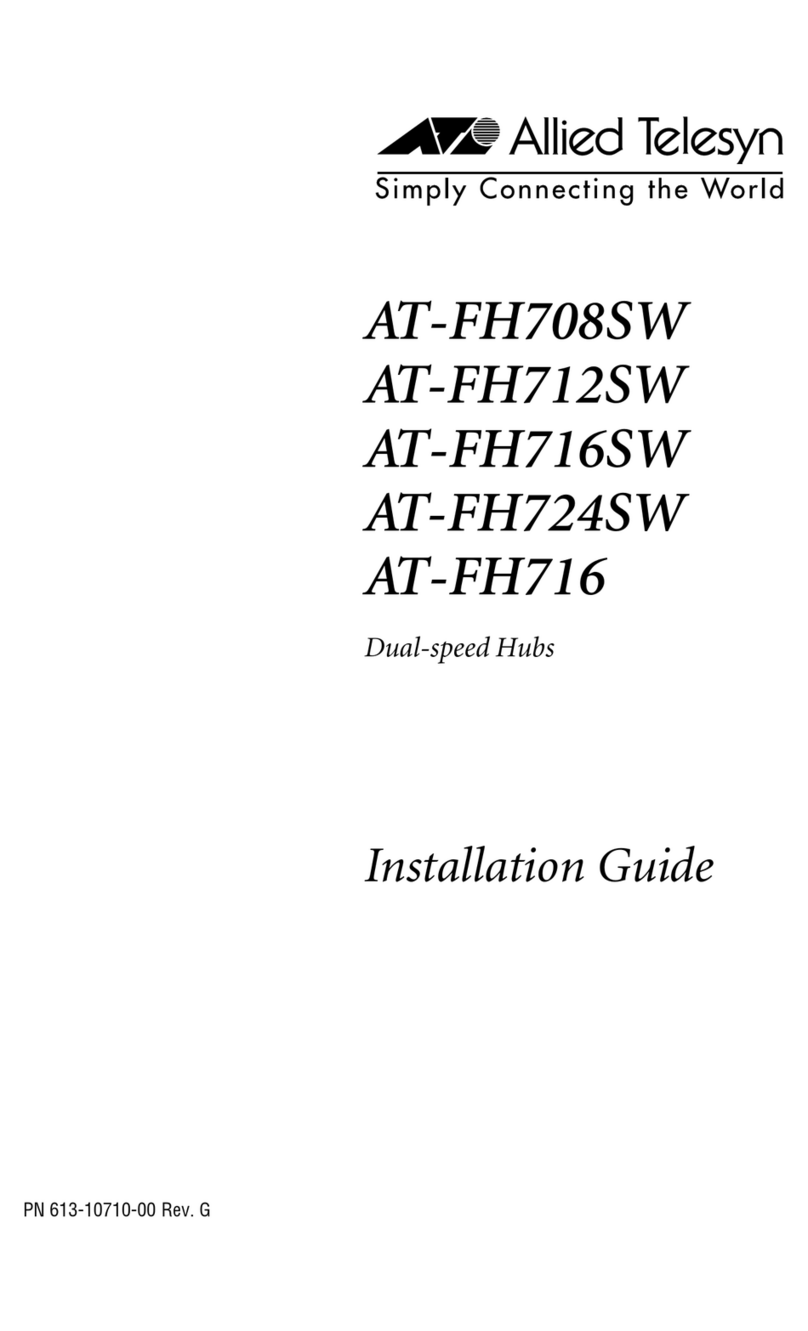 Allied Telesis AT-FH708SW User manual