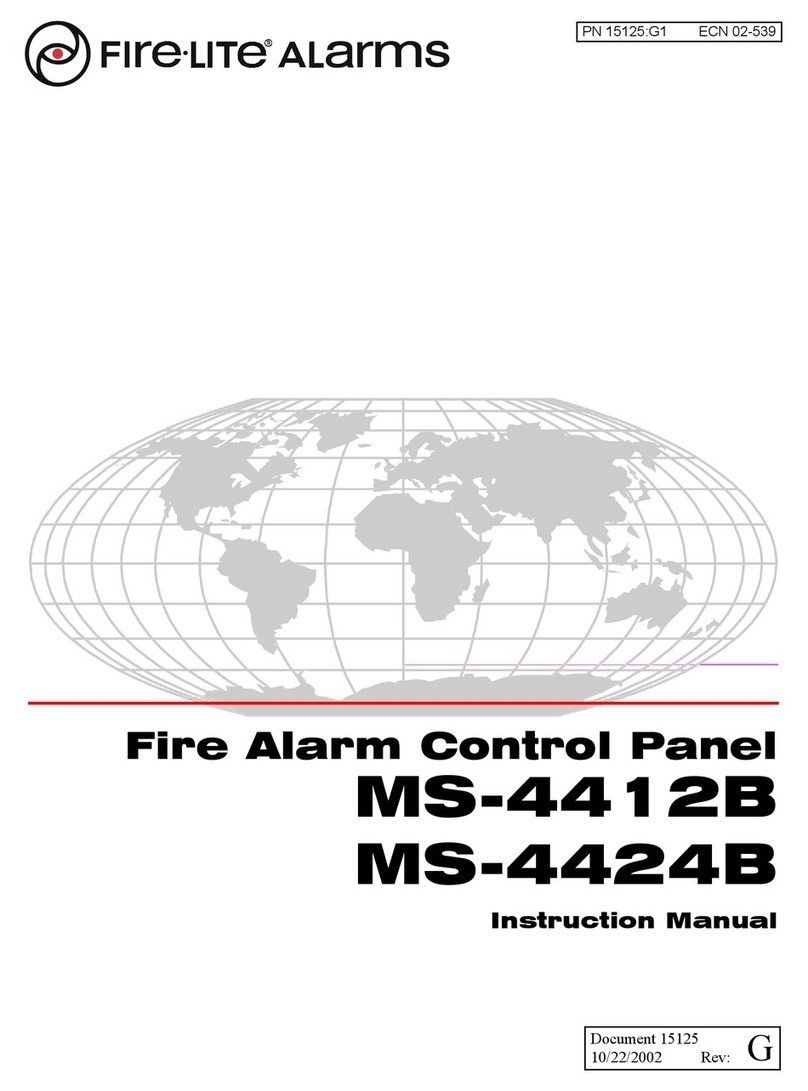 Fire-Lite Alarms MS-4412B User manual