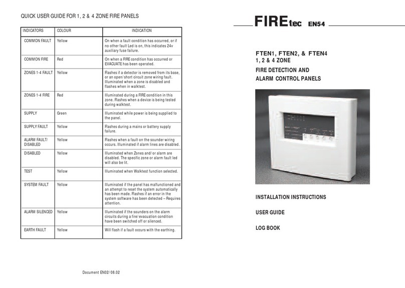 FIREtec FTEN1 Quick user guide