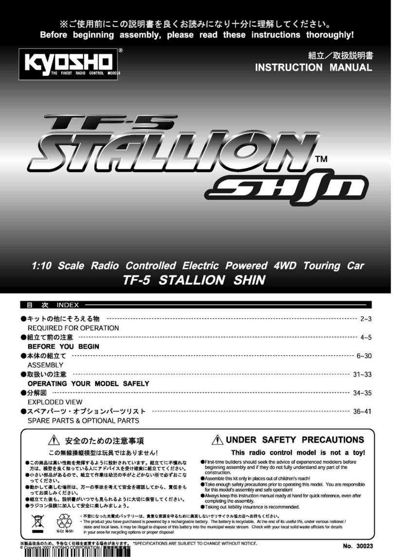 Kyosho TF-5 STALLION SHIN instruction manual