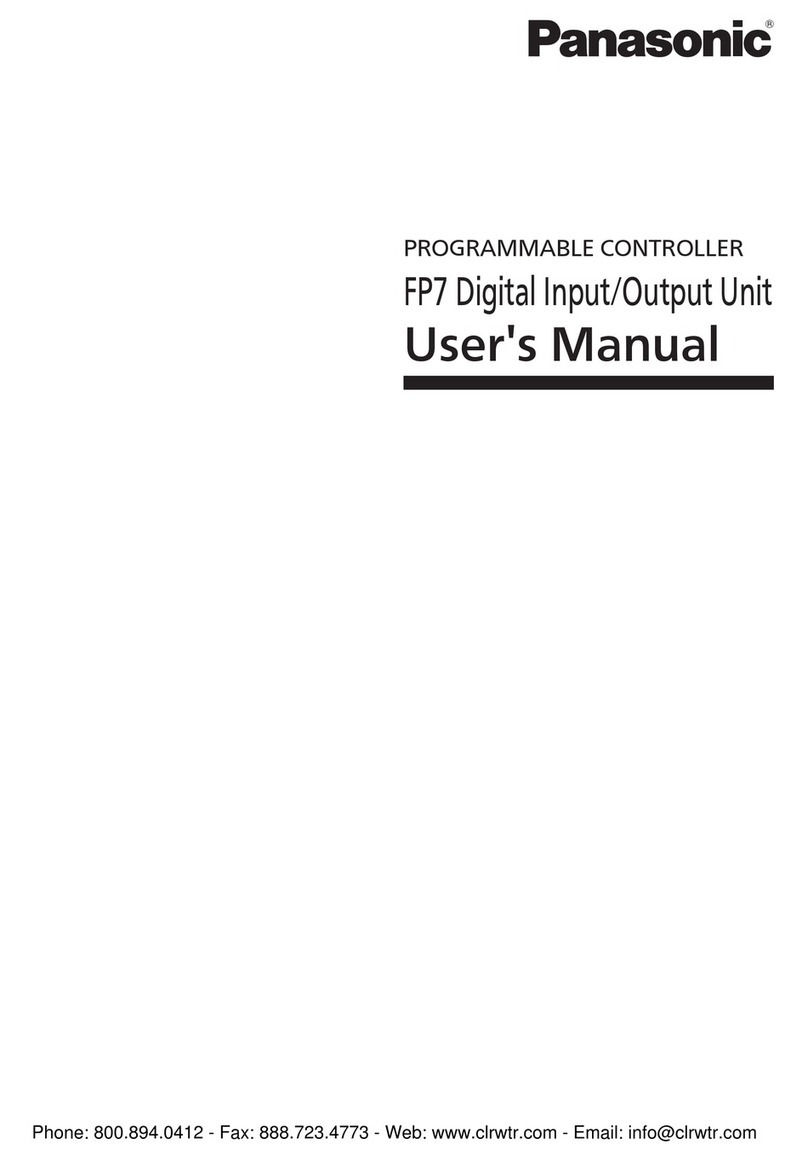 Panasonic AFP7X16DW User manual Panasonic AFP7X16DW User manual