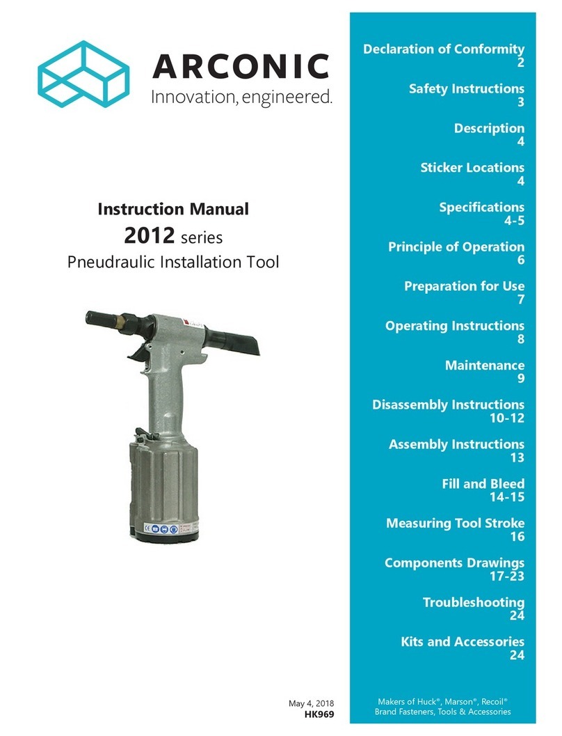 Arconic 2012B User manual Arconic 2012B User manual