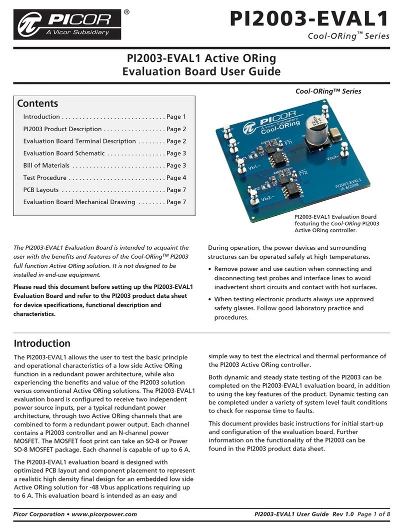 Picor PI2003-EVAL1 user guide