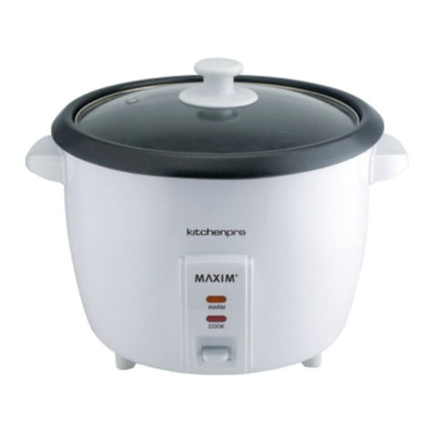 Maxim Kitchenpro RC10 user manual