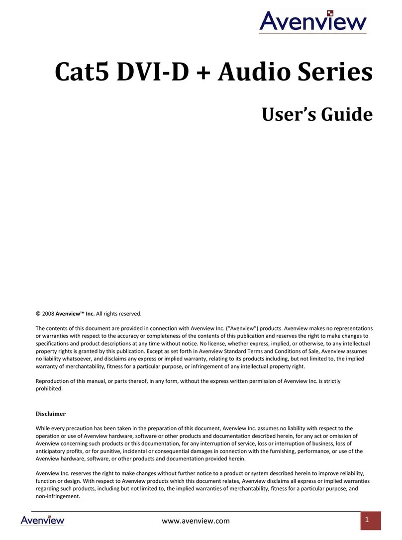 Avenview DVI-C5-LC-R User manual