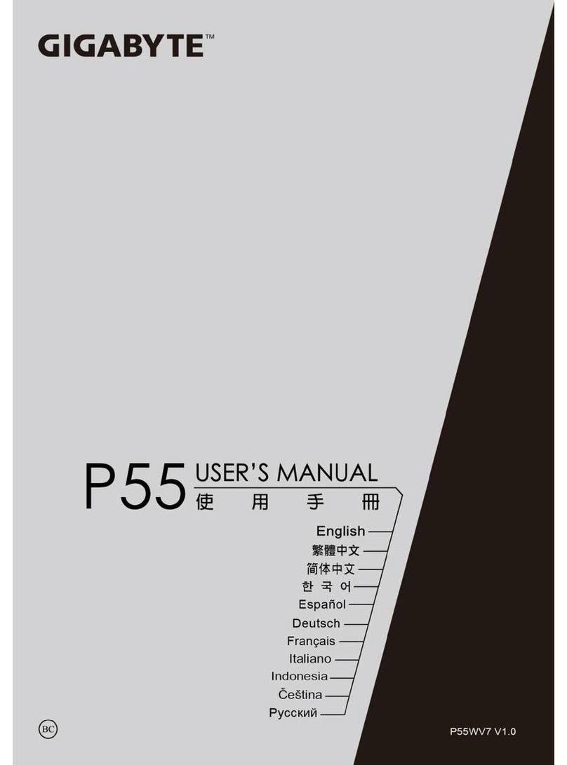 Gigabyte P55 user manual