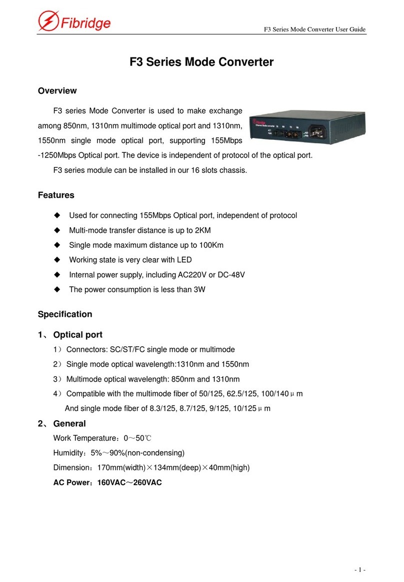 Fibridge F3-BX1204CCA user guide